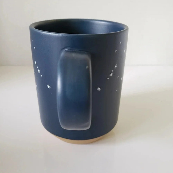 Pet Shop by Fringe Studio Blue/Tan Celestial Dog  Stoneware Mug. - Picture 3 of 7